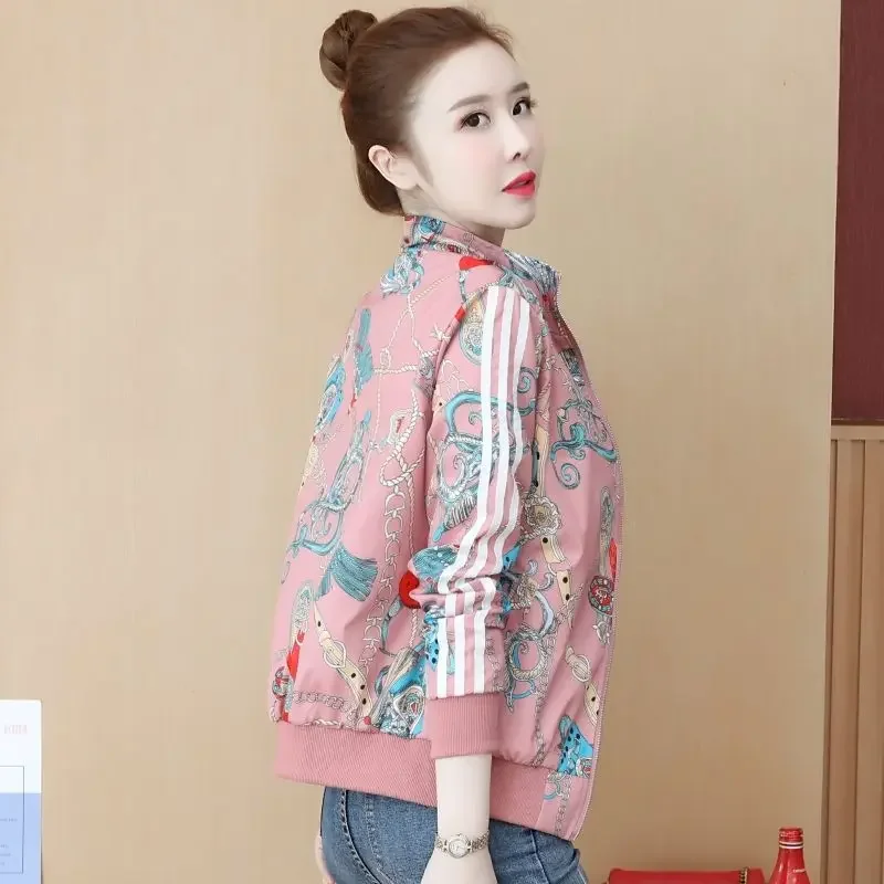 Бейсбольное пальто-авиатор женская тонкая узкая короткая куртка-бомбер с