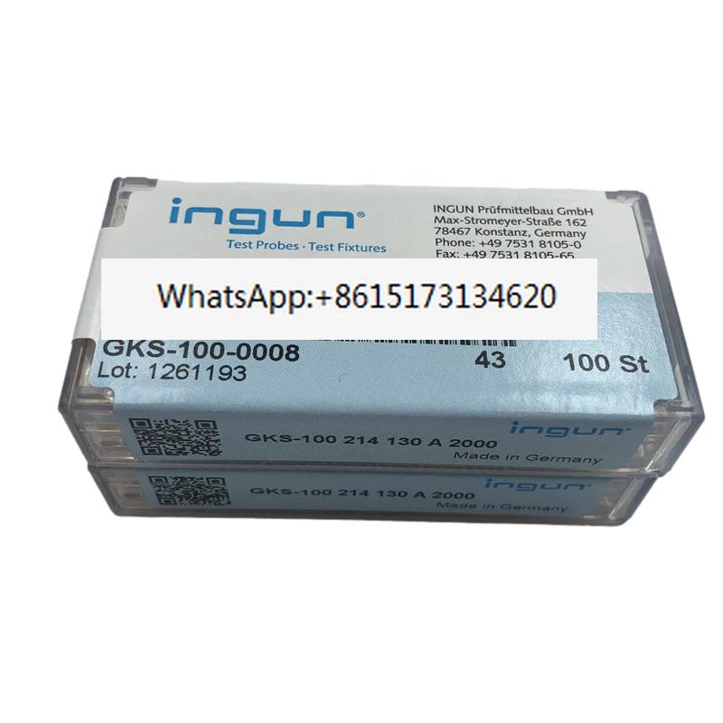 100 шт. немецкий оригинальный британский стальной зонд INGUN GKS-100 214 130 A2000/A3000 большая