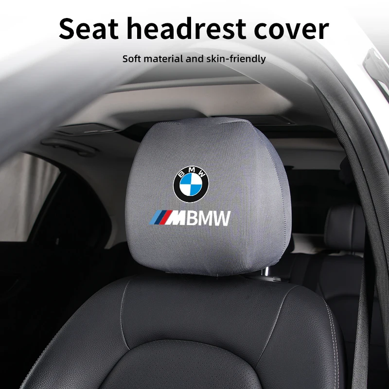 Чехол на подголовник автомобиля для BMW X3 X5 M5 M3 E46 E90 E60 F10 E39 F30 E36 G30 E87 E70 E91 E30 G20