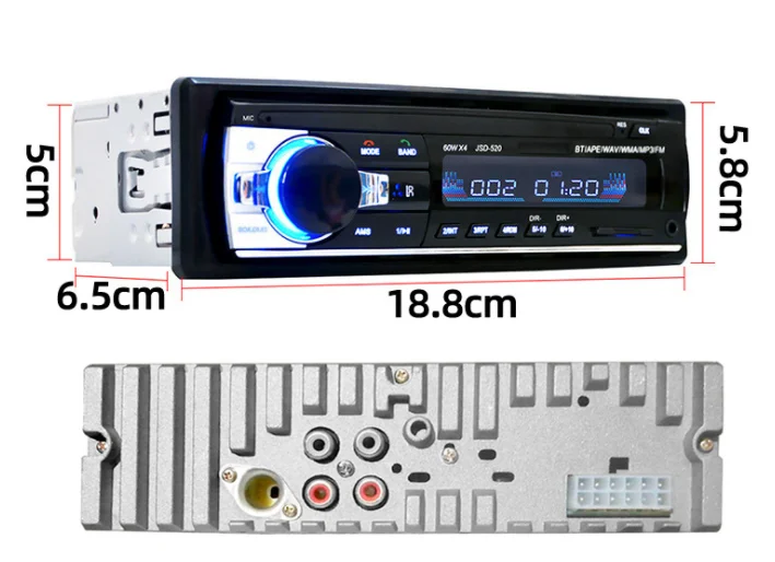 

12 В Автомобильный Bluetooth MP3 FM-радиоприемник с поддержкой карт памяти U-дисковый плеер универсальный автомобильный аудио развлекательный