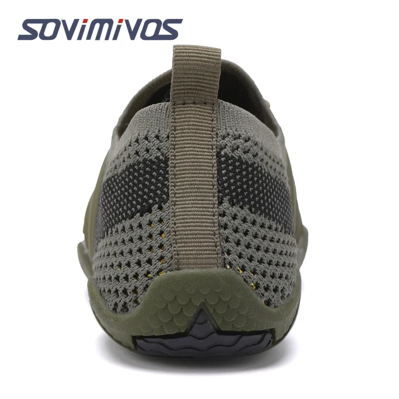 Мужские кросс-тренировочные туфли открытые босоножки широкий носок для плавания