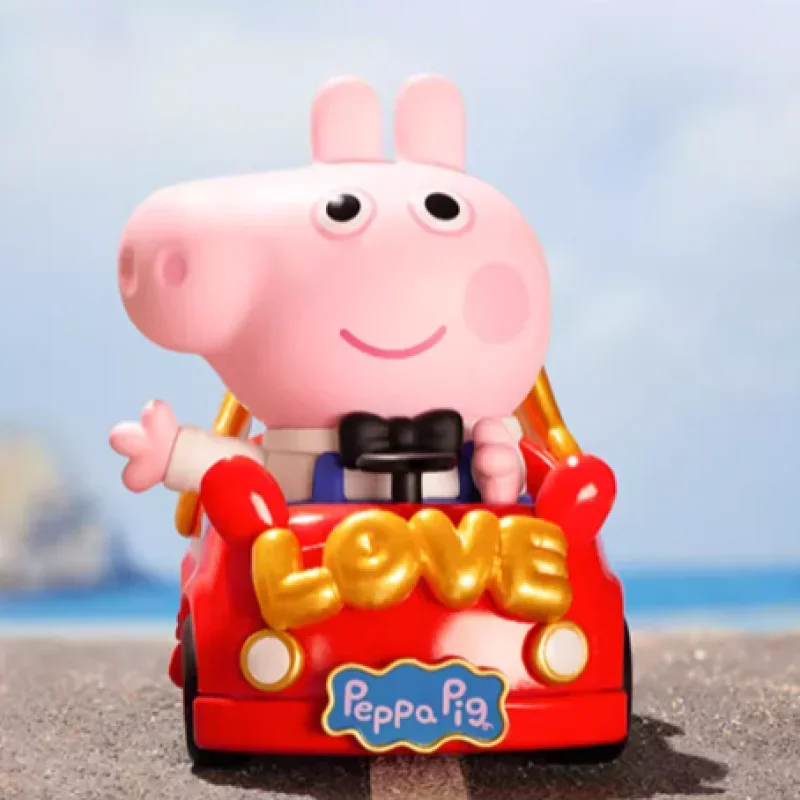 POP MART Свинка Пеппа, свадебная детская серия, слепая коробка, сумка для догадок, загадочная коробка, игрушки, кукла, милая аниме-фигурка, настольные украшения, подарок (art.: 3920d225e95ca) - 3920d225e95ca