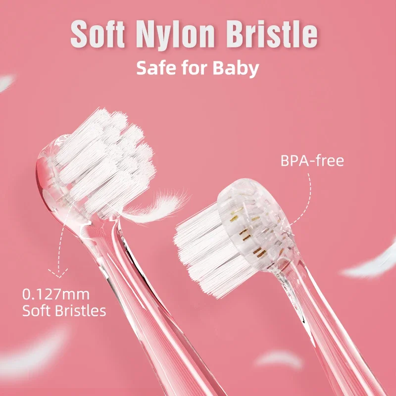 Детская Портативная Ультразвуковая электрическая зубная щетка Seago со