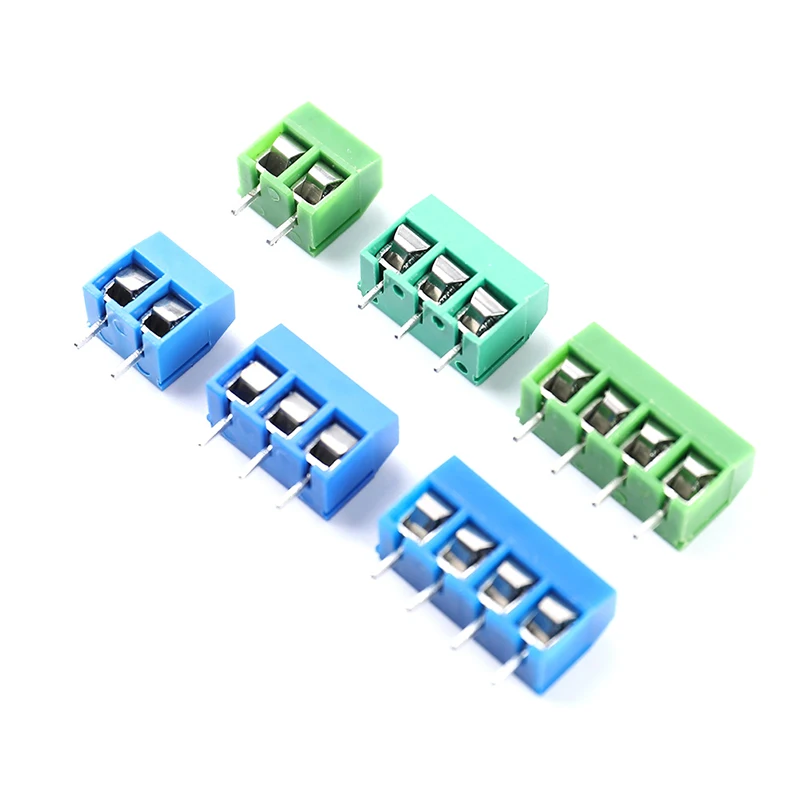 

10 шт., стандартный разъем для клеммной колодки PCB 5,0 мм