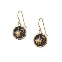 gold sun and moon earrings for women vintage round drop dangle earrings boho girls fashion party jewelry 2022 gift new