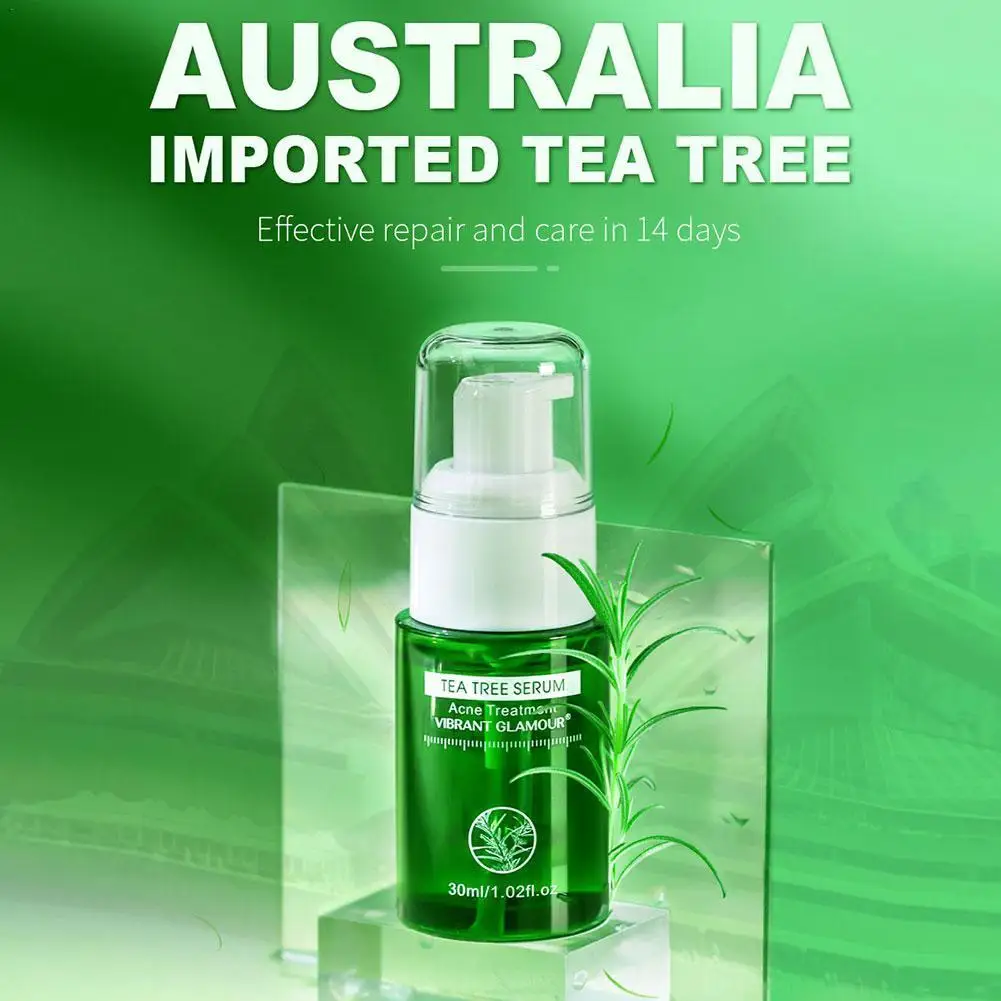 

Tea Tree Acne Essence VIBRANT GLAMOUR 30ml Whitening And Moisturizing Without Leaving Acne Marks Mild And Not Irritating