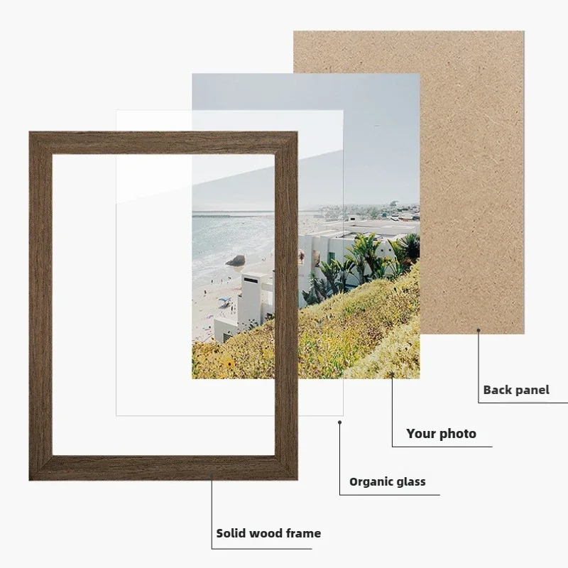 Фоторамка из цельного дерева