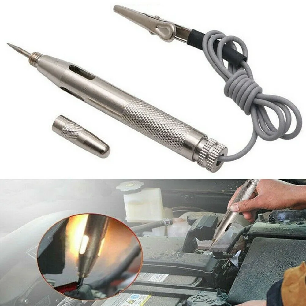 

Voltage Test Probe Pen Unique Car Copper DC 6V/12V/24V Electrical Light Pencil
