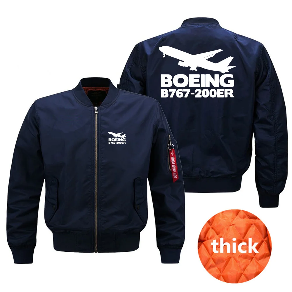The Boeing B767-200ER Aviation Military Outdoor Flight Men Ma1 Bomber Jacket Windproof Man Baseball Coats Clothing