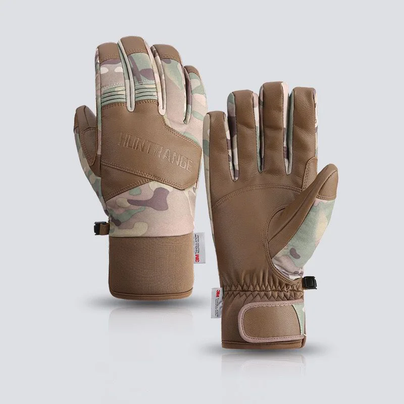 Водонепроницаемые Нескользящие Ветрозащитные Теплые Лыжные Перчатки С