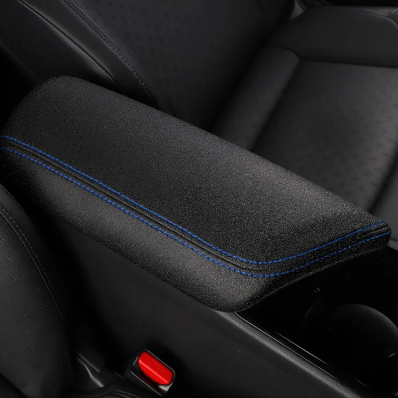 

Smabee for Toyota C-HR CHR Leather Car Armrest Trim Mat Auto Armrests Storage Box Cover Pad Center Console Lid Protector Cushion