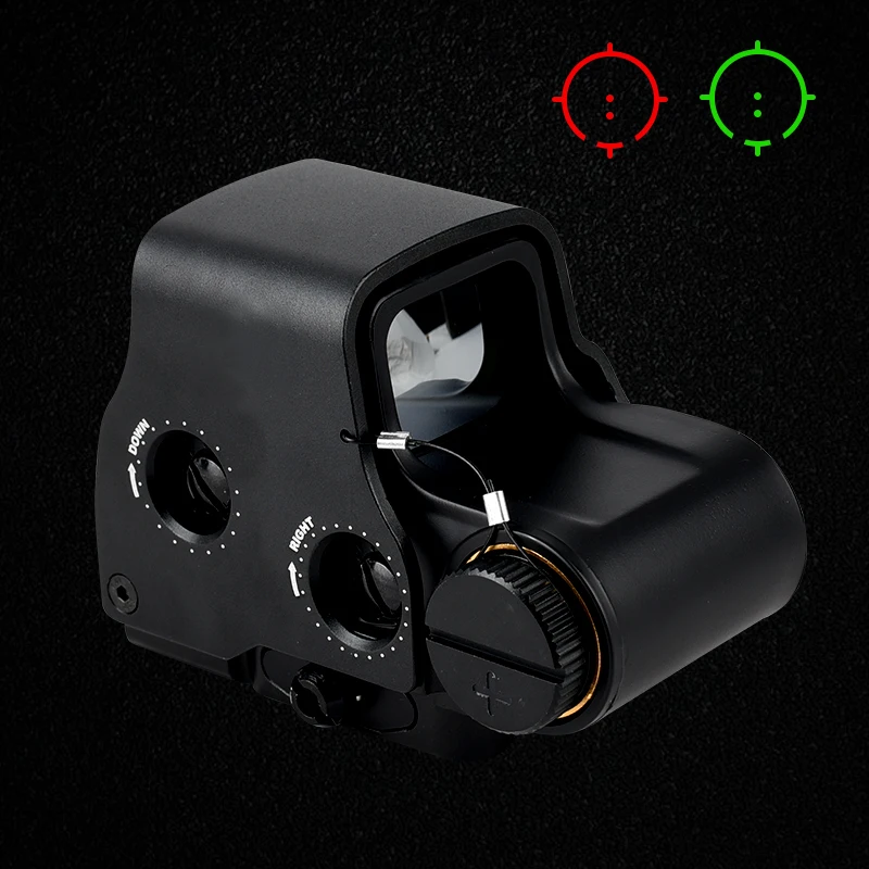 

Тактический голографический прицел 558, красный и зеленый прицел для охотничьей винтовки, прицельное крепление 5/8 дюйма 20 мм, планка Вивера QD