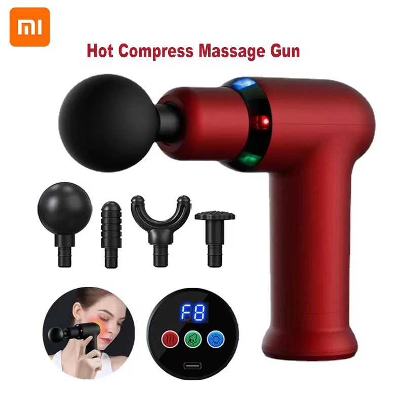 

Xiaomi Massage Gun Portable Electric Muscle Relax Relieve Pain Exercise and Fitness Shock Hot Compress Mijia Fascia Gun Tool