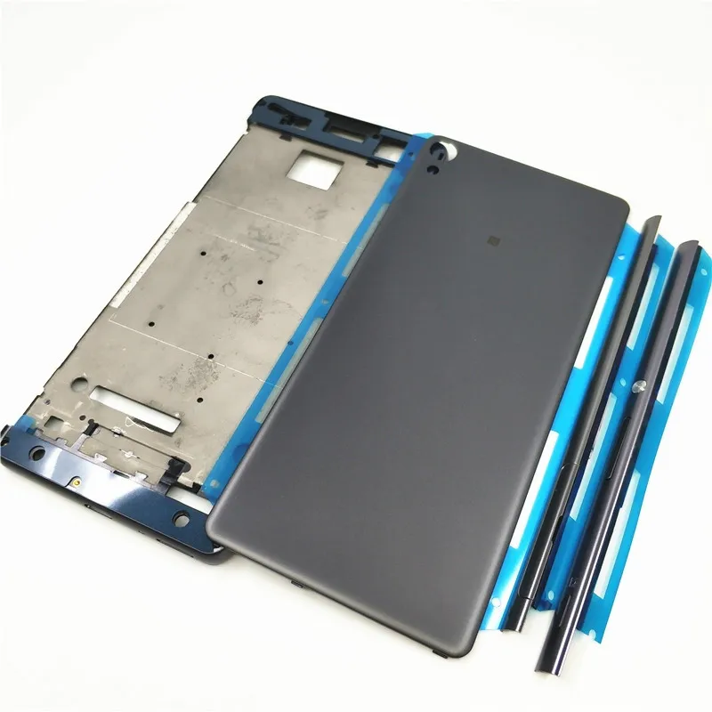 

Full Housing Middle For Sony Xperia XA F3111 F3112 F3115 Front Frame Bezel Housing + Side Rail Stripe with Side Buttons