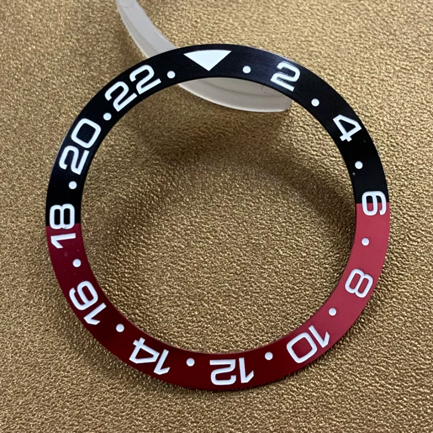 Watch Accessories Watch Bezel Insert Ceramic Bezel Black Green Blue Outside Diameter 40mm Inside Diameter Watch Bezel