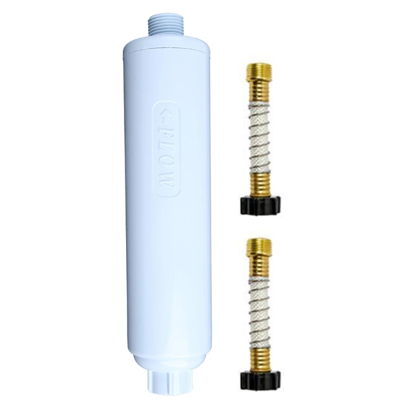 

Garden Hose Water Filter for RV Outdoor Remove Odor Chlorine Chloramines VOCs Pesticides Herbicides High Capacity Filter