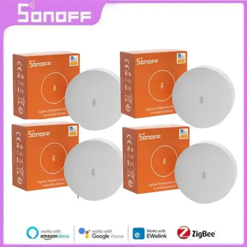 SONOFF SNZB-02P Zigbee Датчик температуры и влажности Умный дом Синхронизация в реальном