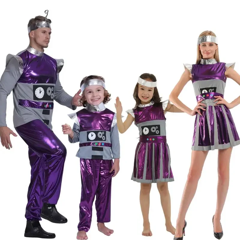 Snailify семейный костюм на Хэллоуин женский робота для мальчиков косплей