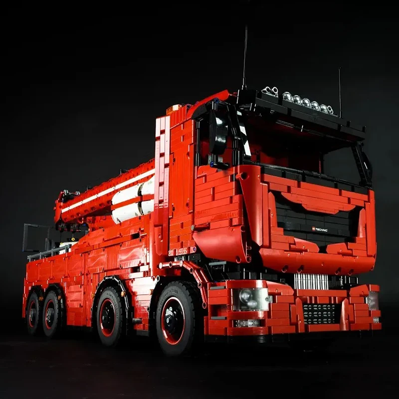 

Высокотехнологичная Инженерная серия MOC карьерный грузовик Радиоуправляемый приложение модель электромобиля 10966 шт. строительные блоки ки...