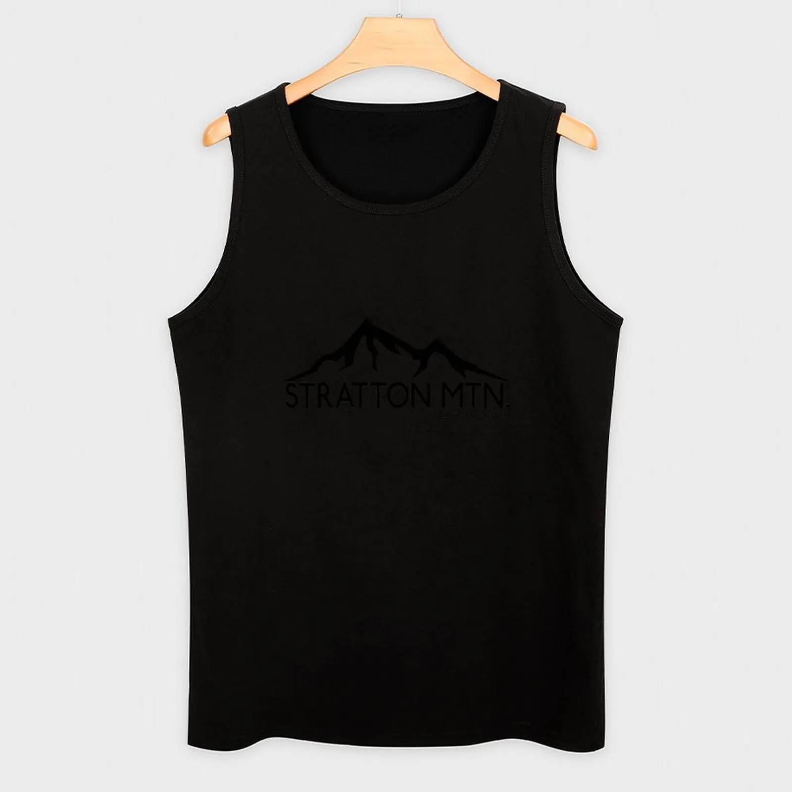 Фото Майка с современным принтом SKIING STRATTON MOUNTAIN VERMONT SKI SNOWBOARDING MOUNTAIN LONDONDERRY, майка с современной графикой, футболка с графическим принтом №3
