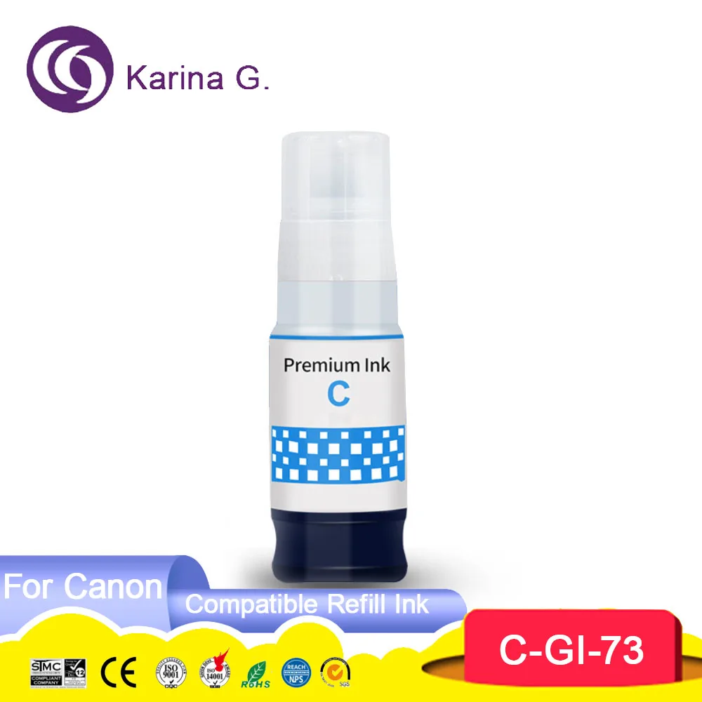 GI73 GI 73 GI-73 Премиум совместимые цветные объемные чернила на водной основе для