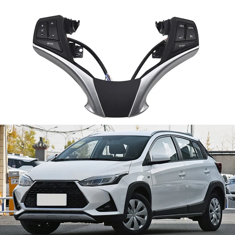 Переключатель круиз-контроля на руле мультимедийная аудиокнопка для Toyota Yaris Vios