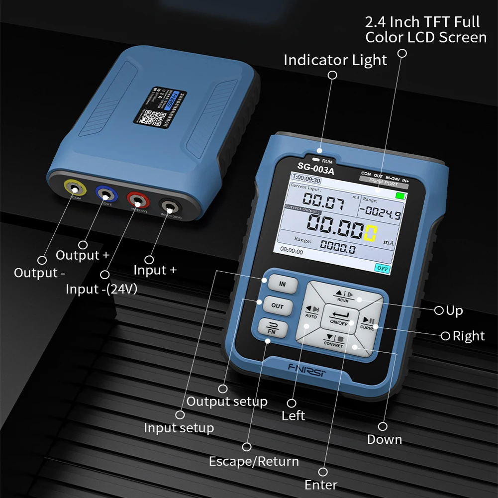 

SG-003A Adjustable 0-10V Current Voltage Simulator 4-20mA Signal Generator Sources transmitter calibrator Transmitte