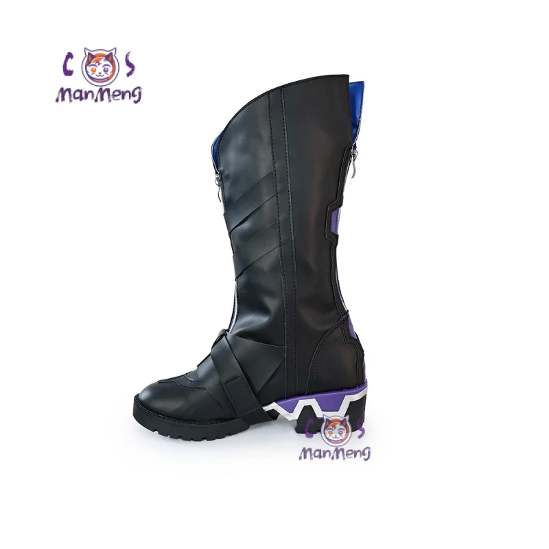 Genshin Impact Косплей Обувь Ororon Новые красивые кожаные ботинки для мужчин и женщин