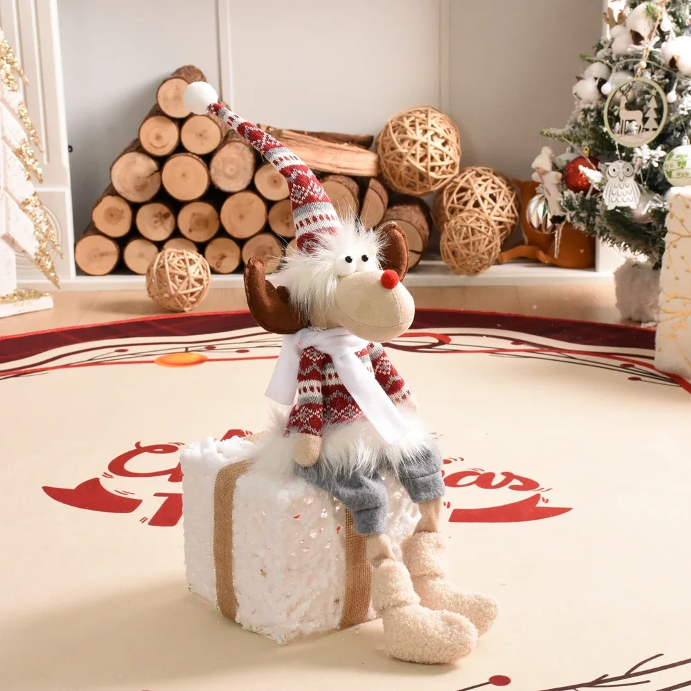 1 шт. светодиодный свет ELK олень Рождественская кукла елка Подвеска Новогоднее