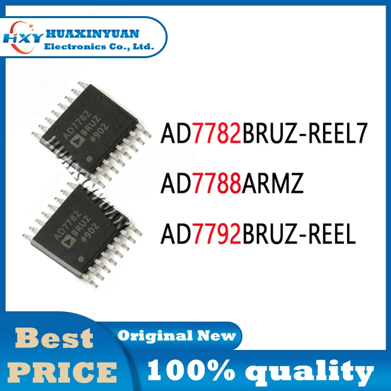 

1PCS/Lot AD7782BRUZ-REEL7 AD7788ARMZ AD7792BRUZ-REEL AD7782BRUZ AD7792BRUZ AD7782 AD7788 AD7792 Robot New and Original Ic Chip