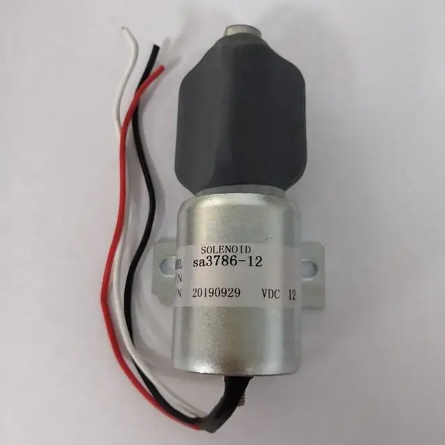 

SA3786-12 Excavator Solenoid valve Stop for fuel shut off Solenoid valve 12V