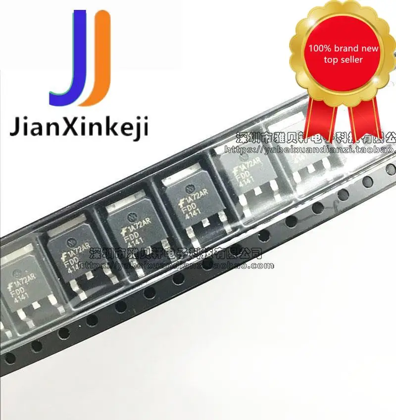 

10pcs100% orginal new FDD4141 FDD4141-NL P channel-50A-40V field effect MOS tube TO-252 in stock