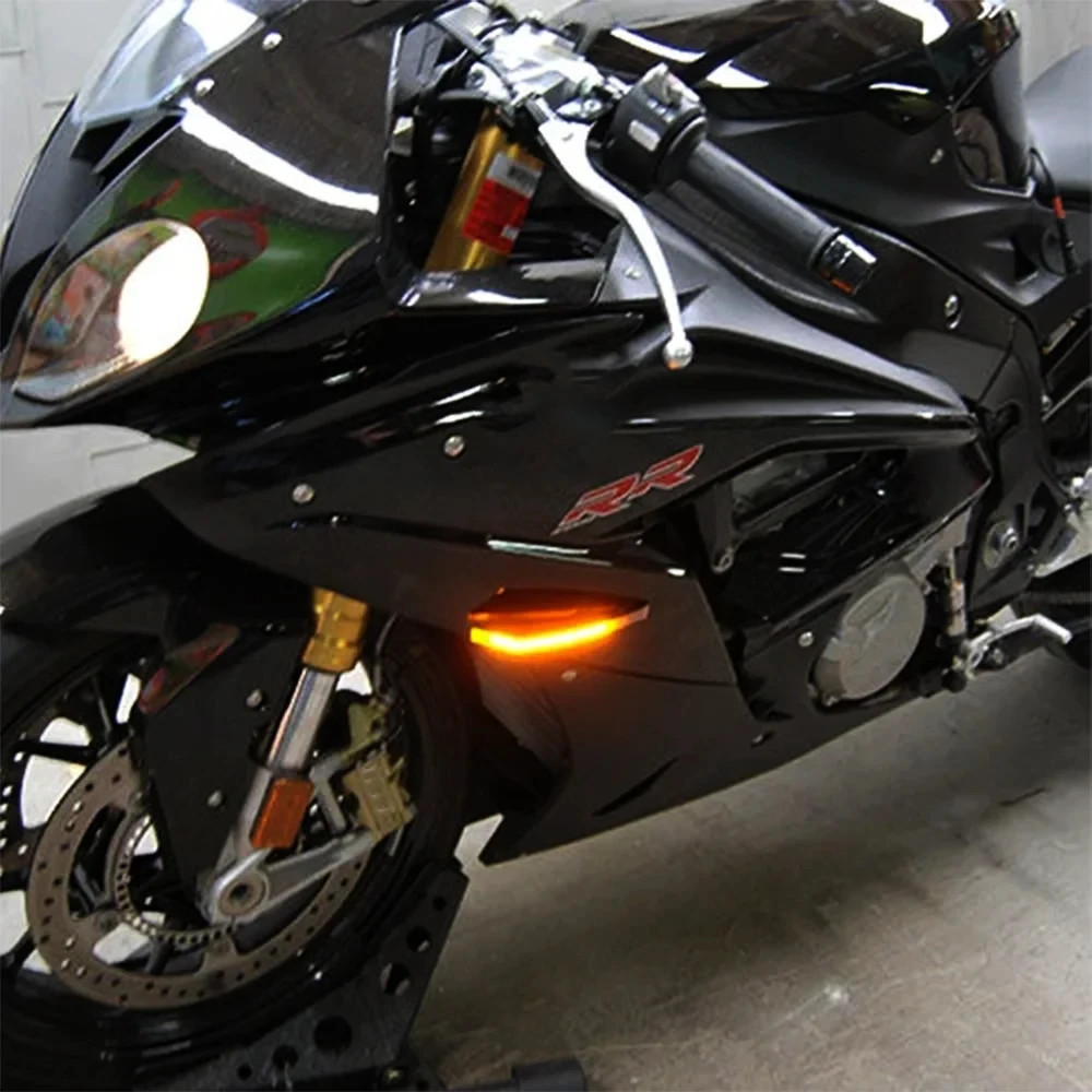 Фото S1000RR 2010-2019 Мотоциклетные указатели поворота S 1000RR S1000 RR для BMW S 1000 RR S1000RR Аксессуары Светодиодные передние указатели поворота №3