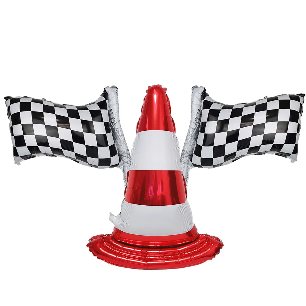 3 шт./компл. 3D дорожный конус стоячий шар черно-белые шарики в клетку Набор детских