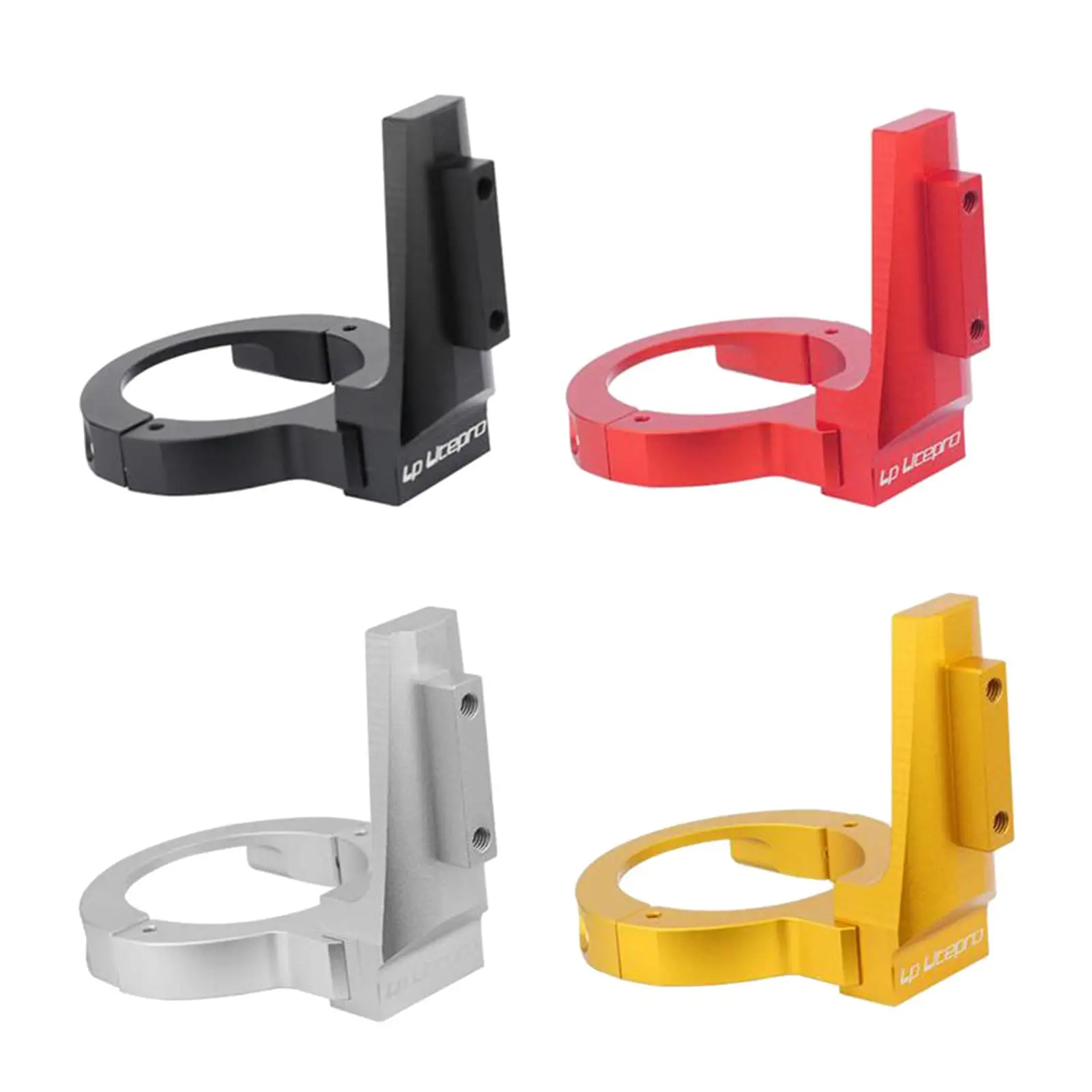 

Folding Bike Front Carrier Block Cycling Bag Mount Bracket Rack Holder Adapter Accs