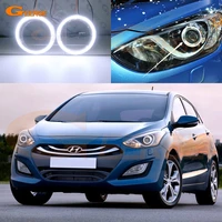 for hyundai i30 gd 2011 2012 2013 2014 2015 2016 excellent ultra bright cob led angel eyes kit halo rings car accessories