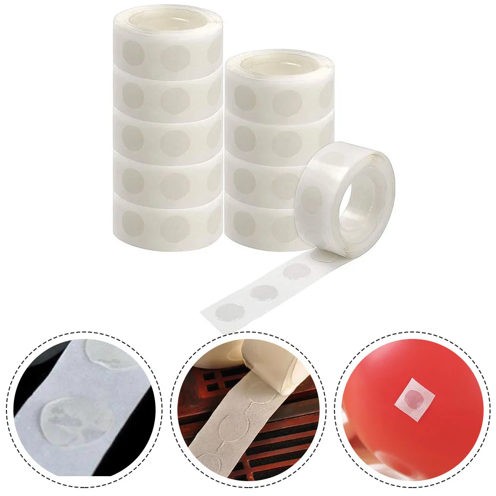 

1Roll Double-sided Adhesive Dots Transparent Removable Balloon Adhesive Tape Glue For Diy Craft Wedding Birthday Party Decor