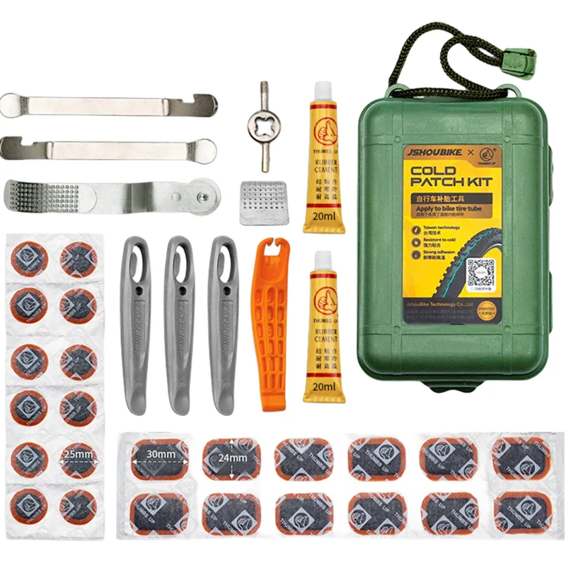 

Комплект для ремонта велосипедной трубы, портативный Ремонтный комплект, эргономичный комплект для велосипеда, прочный велосипедный набор инструментов для путешествий, кемпинга, автомобиля
