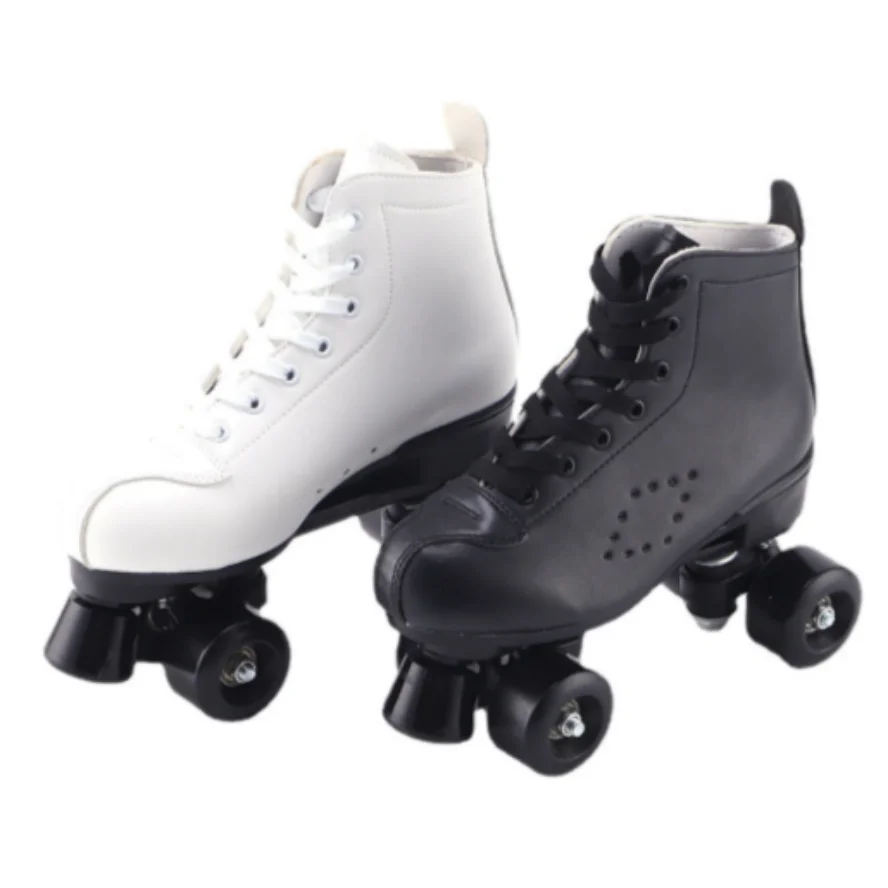 Skating shoes flash wheel double-wheel skating shoes manufacturers skate skating rink outdoor sports four-wheeled adult men and