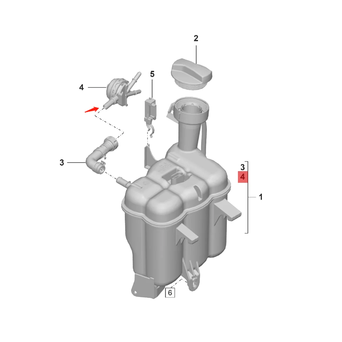 7P5121671A крышка выхлопного клапана двигателя для 992 2012-2024 охлаждающей жидкости