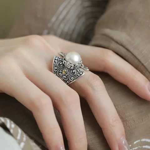 Жемчужное кольцо Anlyxi