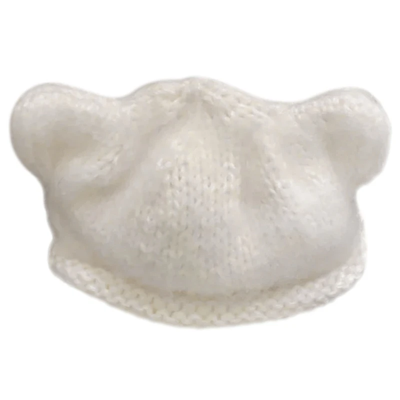 Шляпа в форме медвежьих ушей. Забавная плюшевая шапка унисекс с откидной крышкой