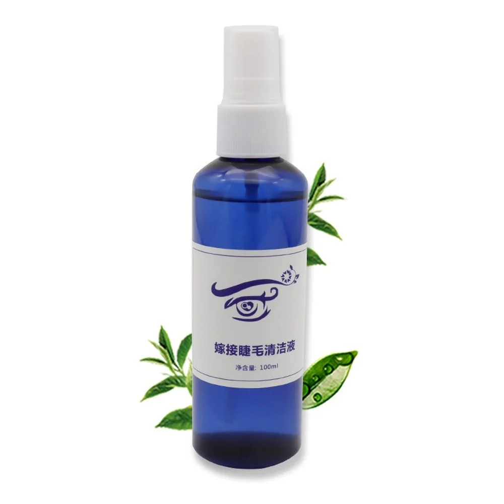 

100ml eyelash beautifying tool grafting eyelash cleaning liquid spray removing eyelash grease detergent