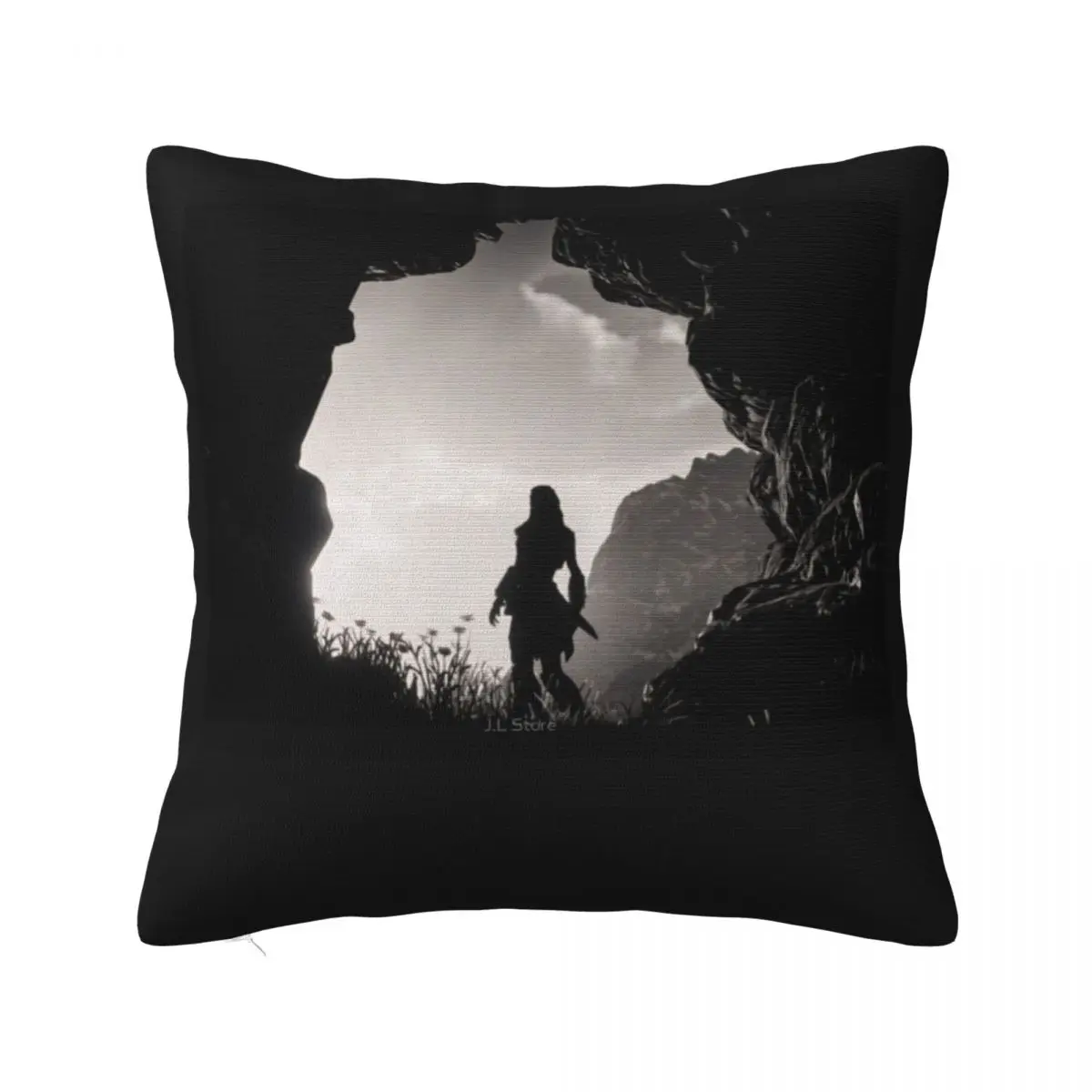 

Aloy In Cave Pillow Case Horizon Forbidden West Summer Decorative Pillowcase Polyester Bed Zipper Cover