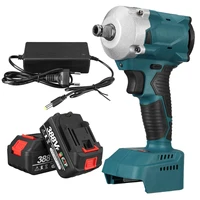 800n m 388vf brushless cordless electric impact wrench 12 power tool w li ion battery led light compatible makita 18v battery