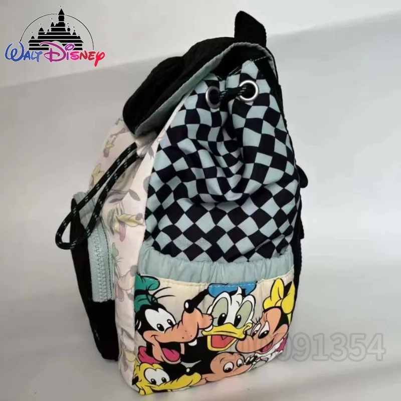 Disney Mickey Original New Children's Backpack Luxury Brand Cartoon Cute Children's Schoolbag Drawstring Mini Women's Backpack