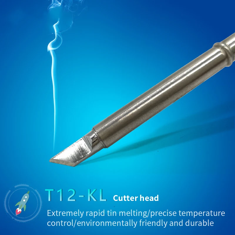 

Safety Hot Core Tip Tin Welding Rework Accessories Tool Parts Soldering Iron Replacement Head Soldering Tip Quick-charged T12