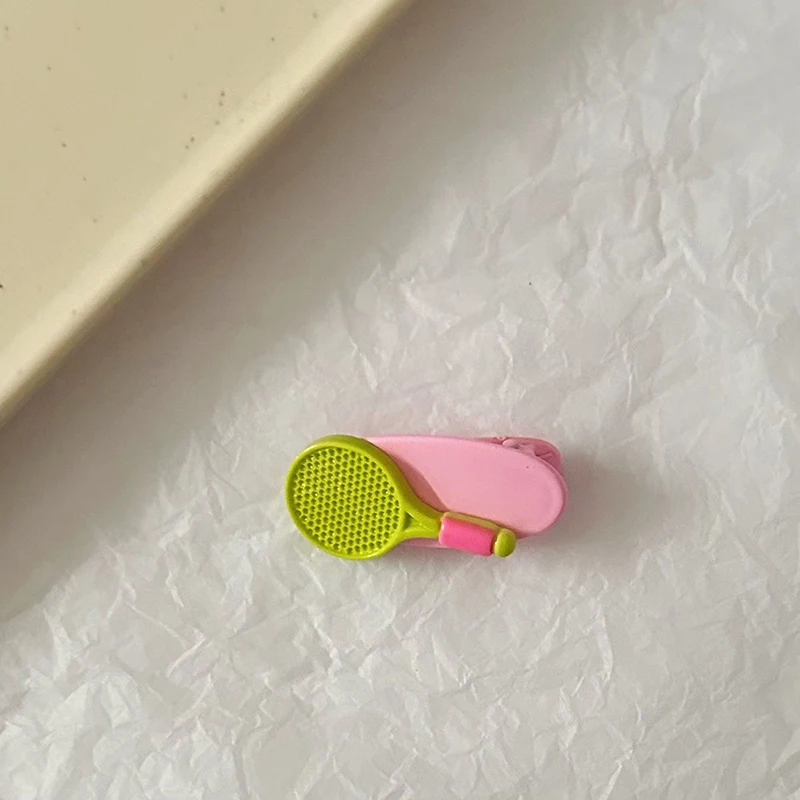 2/1 шт. забавная и милая овальная заколка для бадминтона боковая зажим волос утка с