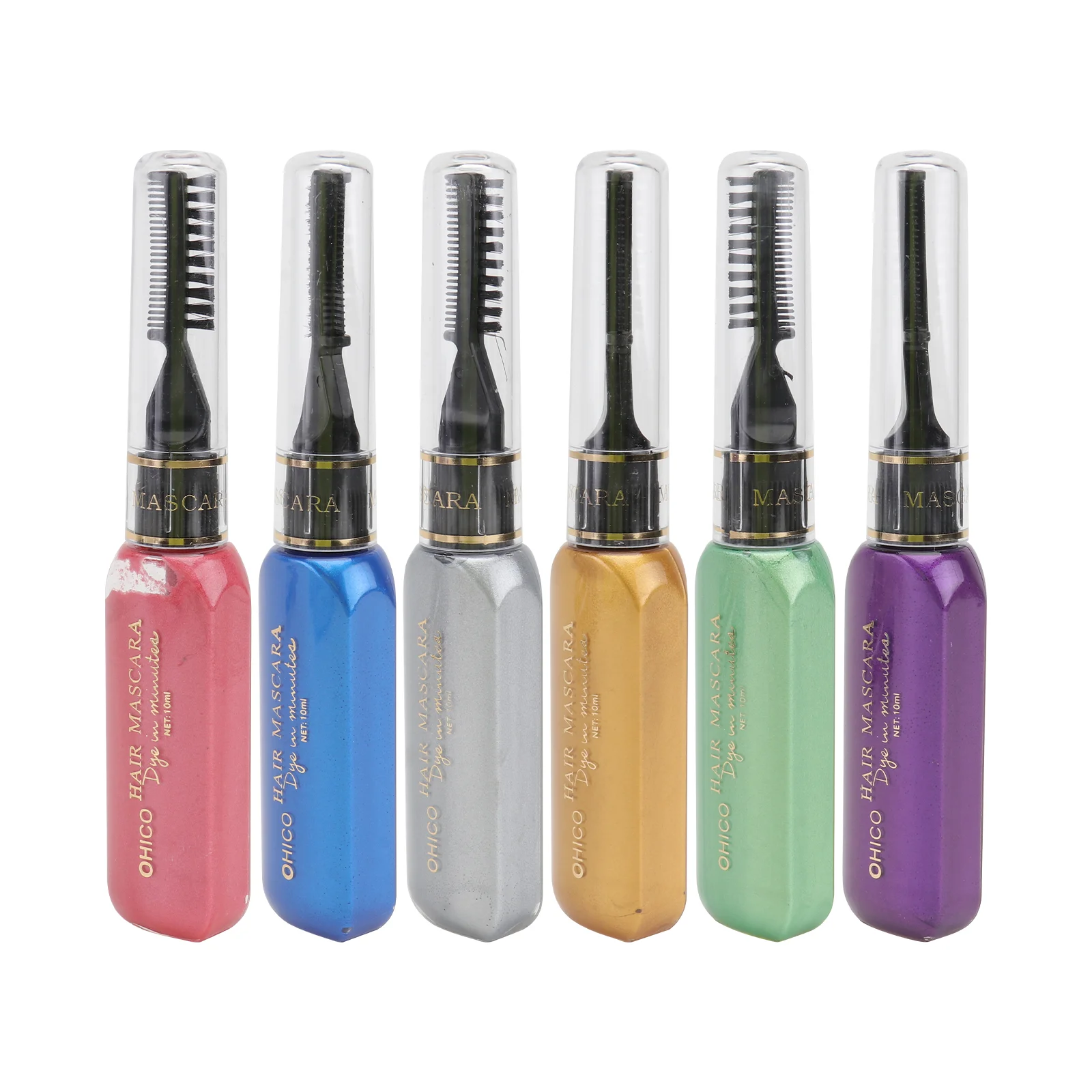 

6 шт. воск для окрашивания волос для мужчин, модные прически для вечерние-6 цветов