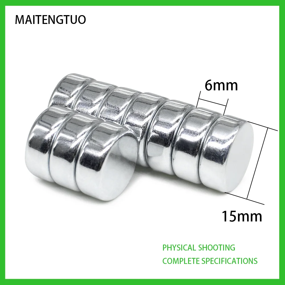 

10~70PCS 15x6mm Magnet Hot Small Round Magnet 15mm x 6mm Powerful magnets Rare Earth Neodymium Magnets 15*6mm